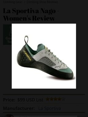 La Sportiva Nago Climbing Shoes In Sage